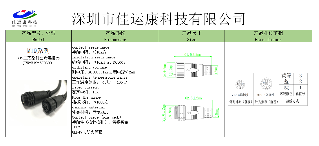 插头连接器