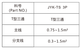 T型防水连接器